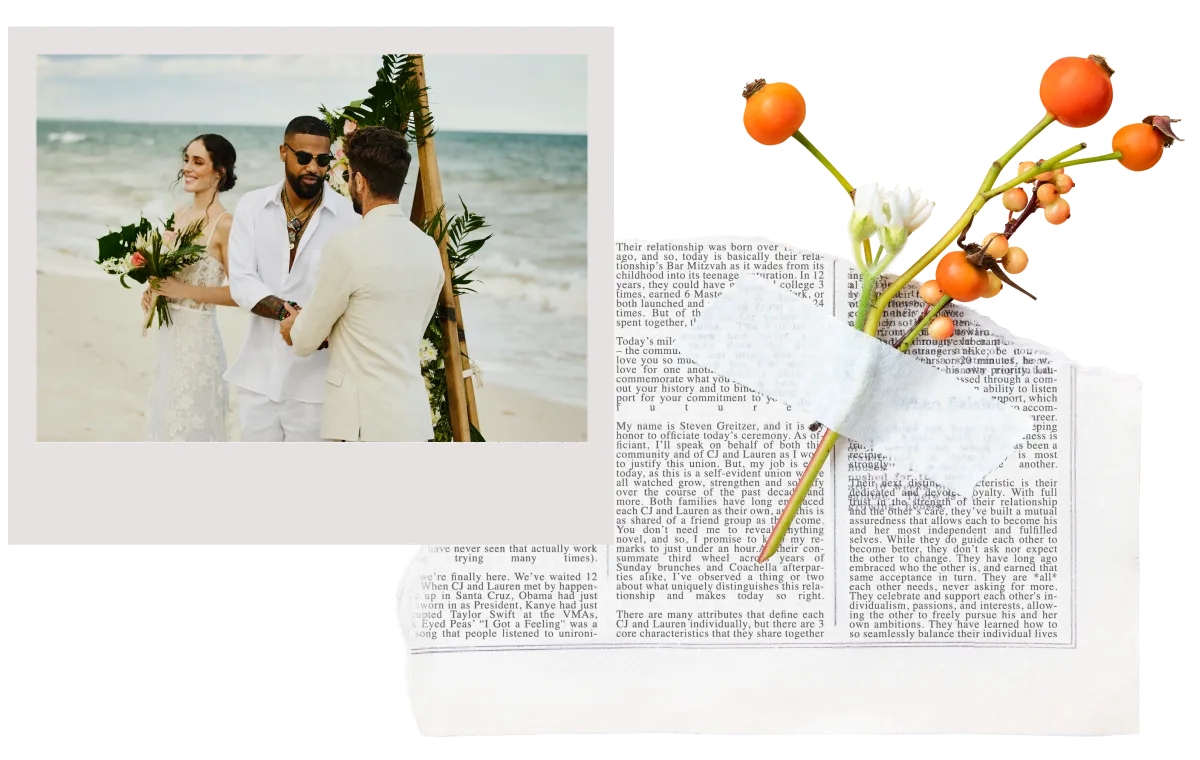 Write Your Wedding Vows Ceremony Script and Toasts
